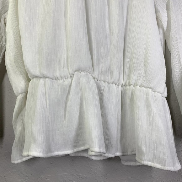 ANTONIO MELANI Long Sleeve Peblum Shirt - Picture 3 of 10
